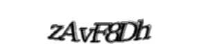 Security check image, please type the characters shown